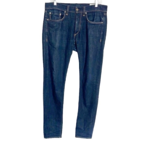 Rag & Bone Standard Issue Skinny Jean Fit 1 Men's 31 Rinse Selvedge Inseam 30.5" - Picture 4 of 15